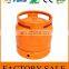 JG Kenya Tanzania 6kg Empty 6kg Gas Cylinder with Gas Burner,Liquid Petrol Gas Cylinder with Brass Valve