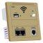 300Mbps Indoor 86 Wall Socket WiFi in Wall AP Wireless Access Point WAN LAN RJ 45 Port Repeater Router