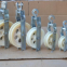 stringing pulley; single sheave stringing block; conductor stringing tackle block