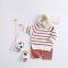 2020 fashionable warm newborn baby clothes cute striped toddler suit clothes