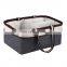 Portable Durable Stylish Car Organizer Nursery Diaper Holder Felt Baby Diaper Caddy With Different Color Inside