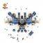 Large Outdoor Plastic Playground Equipment Tree House Series Outdoor Plastic Playground Slide