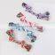 Small to large dog play colored double knots handmade cotton pet rope toy