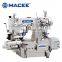 MC 600D-38/UT DIRECT DRIVE CRLINDER-BED INTERLOCK SEWING MACHINE WITH AUTO-THREAD WIPE(UP)(WITH REAR PULLER)