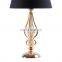 Unique design vintage gold desk decoration bedroom metal gold study lamp for reading
