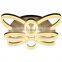 flower shape LED ceiling acrylic chandelier lobby lamps
