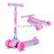 Kids Scooter Rubber Handle Pink Wholesale kick scooter for kids/Foldable kick scooters foot scooters/kick scooters with light