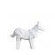 Creative Origami Horse White Nordic Simple Style Ceramic Decoration For Living Room TV Bench