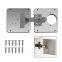 Filta Hardware Furniture Easy Installation Cabinet Door Stainless Steel Hinge Repair Plate
