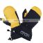 HANDLANDY Snow Weather Unisex Winter Cowhide Waterproof insulate leather Ski Gloves polyester lining snowboard gloves