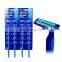 Blue razor Latest hot selling twin blade 24pcs men shaver trimmer disposable men design shaver