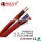 security fire resistance cable 4core 1.5mm2 or 2.5mm2 reel Shielded Unshielded 4c fire alarm cable
