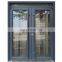 China Factory Double Swing Glass Entry Door Commercial KFC Shop Front Store Front Door