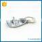 Customized blank zinc alloy keychain wholesale