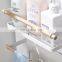Stainless Steel Iron Art Storage Rack Wall Mounted Washing Machine Racks Magnetic Attraction Side Surface Storage Shelf