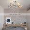 HUAYI China Factory Good Price Big Modern Style Home Villa Decoration E14 60W Pendant Lamp