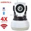 2MP Security IP Camera Wireless WIFI 4X Zoom indoor Indoor PTZ 1080P HD CCTV Dome Surveillance Cam Motion Tracking CamHipro