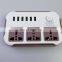 New Design High Quality Fashion electrical products 3 plug 6 usb plug universal plug sockets extension socket