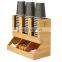 Bamboo Coffee Storage Box Paper Cup Storage Amazon's Favorite Tea Box Table Top Sugar Box