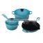 High quality Trade Assurance enamel cast iron cookware set
