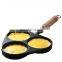 egg frying cooker egg mini frying pan 4 hole fried egg burger pan non-stick