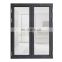 America standard commercial double glass french aluminum casement door aluminium hinge door for entry door