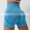 Fitness Seamless High Waist Tummy Control Scrunch Butt Lift Peach Hip Sports Biker Shorts Women Workout Gym Yoga Wear Apparel