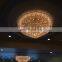 Custom Project Large Interior Decoration Round Ceiling Crystal LED Chandelier