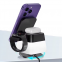 3-in-1 Folding Magnetic RGB Dream Lamp Effect Desktop Wireless Charging Watch Earbuds Mobile Phone Power Bank Station