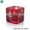 Christmas red glass candle jar shades / table top candelbra / jar for candles wholesale                        
                                                Quality Choice