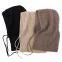 winter warm knitted neck scarf&hat 100%cashmere