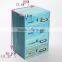 4-drawer Wood Cabinet Handcrafted Desk Organizer Storage Box Craft Furniture