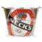 Beer Brand Full Color Aluminum Beer Bucket (Becks (Silver))