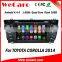Wecaro WC-TC7019 Android 4.4.4 car multimedia system double din for toyota corolla android car dvd audio system 2014 2015