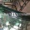 Glass ,10mm Tempered curved glass ,Guangzhou supply building glass