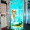 High brightness backlit curved sign