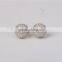 2016 semicircular 925 silver luxury jewelry earring for ladies wholesale