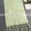 Wholesale Korean Fashion Solid Color Plain Tassel Women Linen Scarf