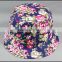 wholesale 2015 custom fashion short brim fabric dyed bucket hat