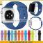 Apple desgin silicone slap band exchangeable watch