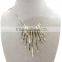 Statement Necklace, 2015 New Fashion Crystal Charms Bar on Chain Statement Necklace , Statement Necklace Wholesale PT2065