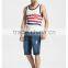 china cotton striped pocket bulk tank top for gender male hotsale