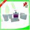 Hot Sales 4pcs palstic bathroom accessory sets