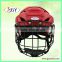 safety ice hockey helmet with wire cage face mask