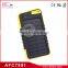 Hot selling Portable Keychain 4000mAh solar lantern with mobile phone charger