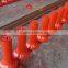 Copper roller idler for cleaning conveyor system