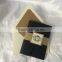 Charming navy glitter paper wedding invitations with golden glitter belt & label paper for wedding