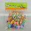 85pk Stripy Pompoms