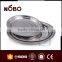 Popular Embossing Style Metal Stainless Steel Food Serving Tray/Round Plate