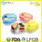 BPA-free Plastic Salad Lunch Box With Transparent Lid With Fork